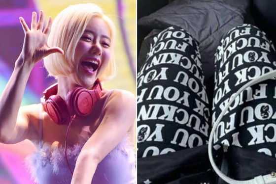 "Penolakan untuk naik dengan pakaian yang ditulis dalam kata-kata umpatan bahasa Inggris" DJ wanita Korea menunjukkan permintaan maaf dari perusahaan penerbangan