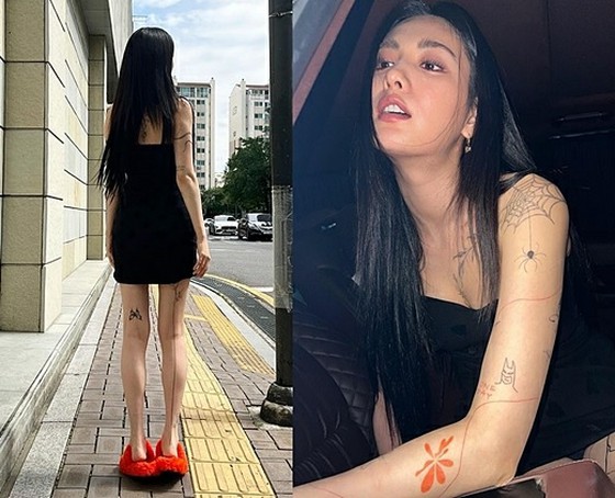 Apakah "tato seluruh tubuh" itu nyata? Lengan Nana (AFTERSCHOOL) di foto karya seorang tattooist