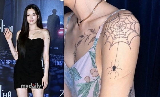 Apakah "tato seluruh tubuh" itu nyata? Lengan Nana (AFTERSCHOOL) di foto karya seorang tattooist