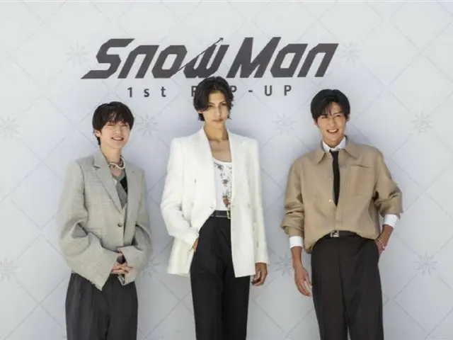 「Snow Man」、韓国で初のポップアップオープン