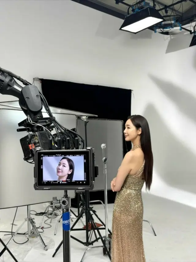 女優チェ・ジウ、優雅なドレス姿3