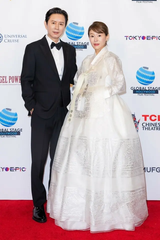 キム・ミンジョン＆イェ・ジウォン、ハリウッドのレッドカーペットを飾った…「グローバルステージハリウッド映画祭」開幕式に出席