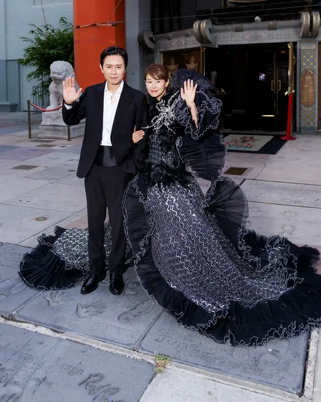 キム・ミンジョン＆イェ・ジウォン、ハリウッドのレッドカーペットを飾った…「グローバルステージハリウッド映画祭」開幕式に出席