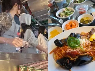 Acara pengantaran makanan kafetaria internal HYBE untuk merayakan kesuksesan besar "LE SSERAFIM" dan "SPAGHETTI" menjadi topik hangat... "Rasa syukur yang tak terhingga"