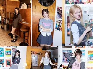 "tripleS" merilis foto konsep untuk dimensi baru "msnz"... menciptakan kencan kafe yang seru