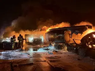 Dua orang tewas, empat orang terluka dalam tabrakan beruntun yang melibatkan truk tangki di jalan raya di Korea Selatan