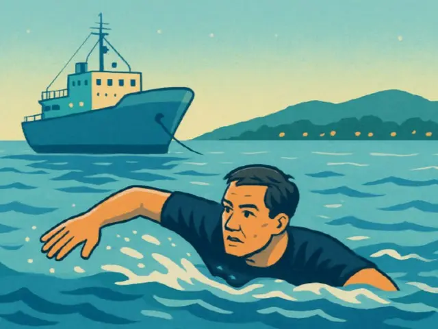 "Raja Fisik" yang "menyelam ke laut" di Busan setelah berenang selama 2,5 jam - media Korea Selatan