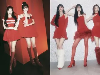 "fromis_9" berubah menjadi Santa yang mempesona... Foto konsep unit dirilis