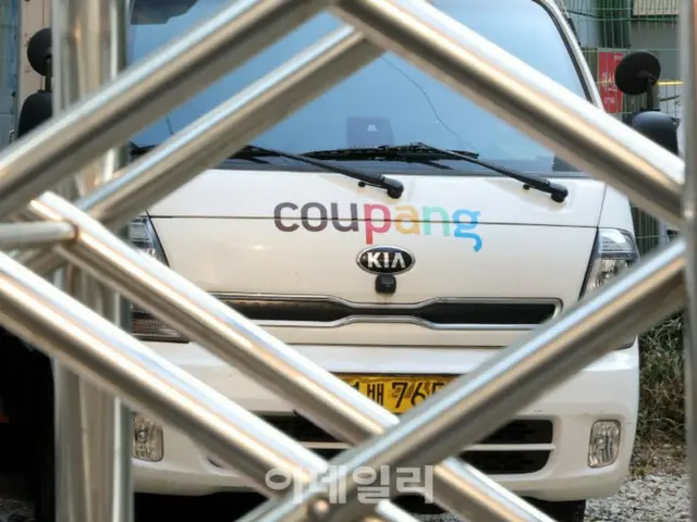 ソウル市内のクーパンの配送車両 （イーデイリー・パン・イングォン 記者）