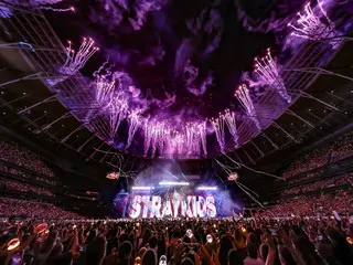 Stray Kids masuk dalam 10 besar dunia berkat tur mereka tahun 2025... peringkat tertinggi yang pernah diraih oleh grup K-Pop.