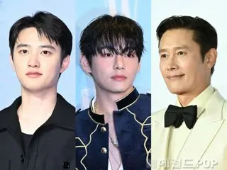 Upacara pernikahan Kim Woo Bin & Shin Min A, ucapan selamat dari DO, V, Lee Byung Hun dan lainnya... Perayaan di Car, taman.