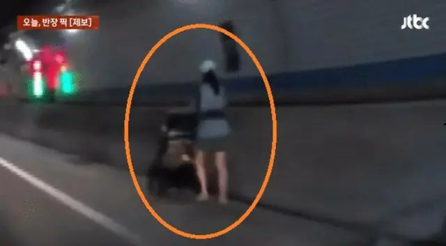 トンネル内でベビーカーを押す女性、なぜ？…「本物の幽霊かと」＝韓国