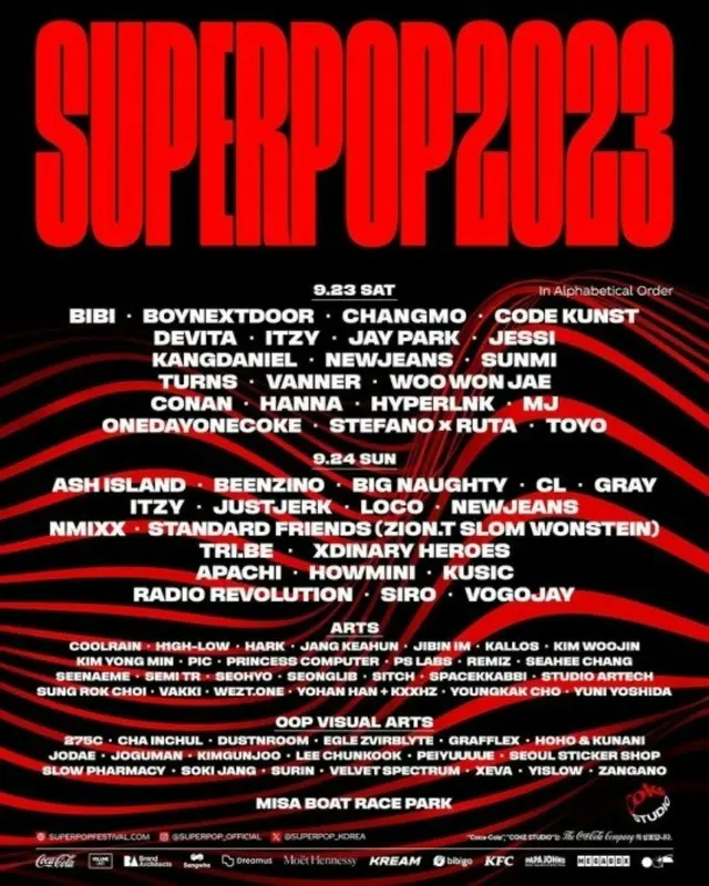 K-POPグループ多数出演予定「SUPERPOP 2023」、ステージ設置中の事故により公演中止へ