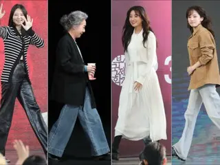 Para bintang yang mengunjungi Festival Film Busan menarik perhatian dengan pakaian kasual mereka, bukan gaun.