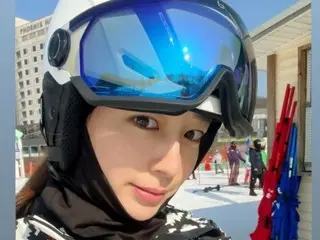 Aktris Lee Min Jung, yang sedang mengandung anak keduanya, berkata, “Bermain ski di musim dingin ini akan sulit.”