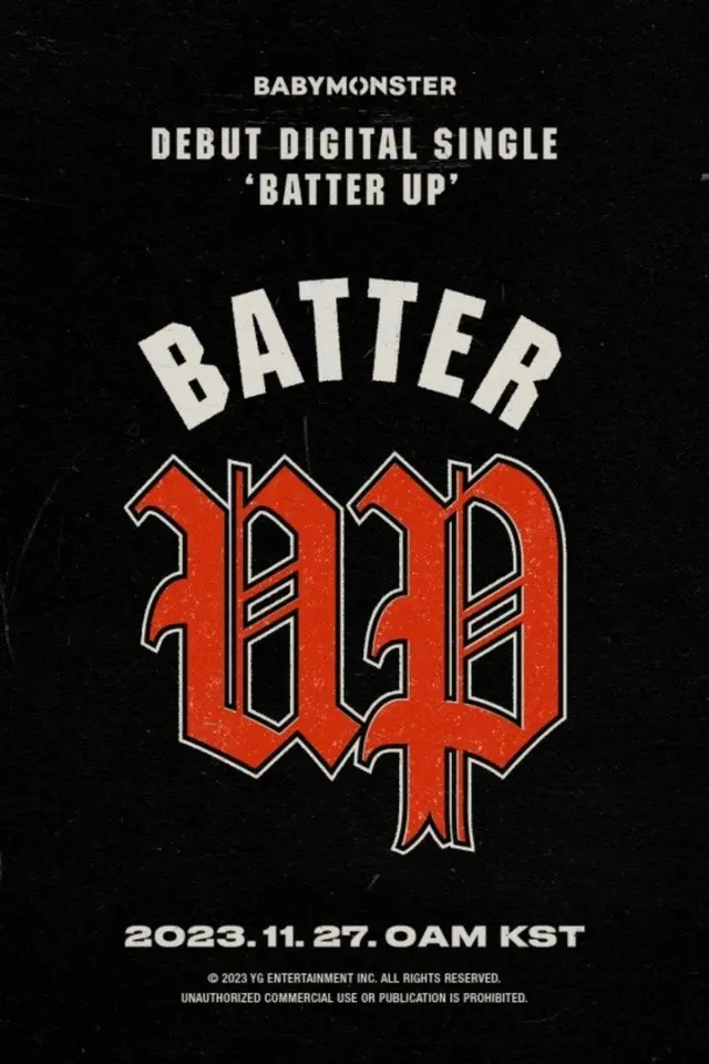 YG新人ガールズグループ「BABYMONSTER」、デビュー曲のタイトルは「BATTER UP」