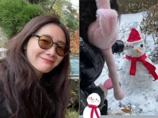 Aktris Choi Ji Woo mengungkapkan manusia salju yang dia buat bersama putrinya...Ibu dan putrinya yang lucu itu menenangkan