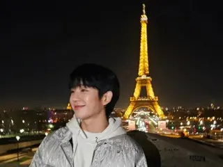 Aktor Jung HaeIn, “perwakilan anak laki-laki seperti anak anjing,” memancarkan aura tampan di depan Menara Eiffel… Sebuah visual yang menggetarkan hati wanita.