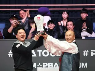 <Biliar> Cho Gun-hui secara ajaib meraih kemenangan di akhir empat tahun, memenangkan kejuaraan PBA pertamanya