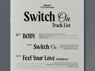 [Resmi] Daftar lagu mini album ke-5 "Highlight" "Switch On" dirilis...Judul lagunya adalah "BODY"