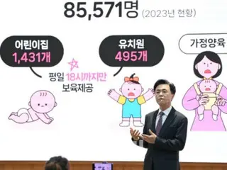 Provinsi Chungcheong Selatan mengambil tindakan sendiri untuk memerangi penurunan angka kelahiran, dengan mendirikan pusat penitipan anak yang buka sepanjang tahun dan memperkenalkan tiga hari akhir pekan = Korea Selatan