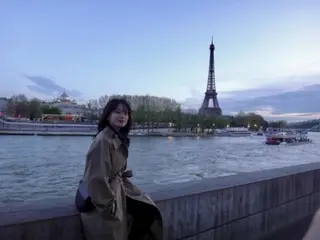 Aktris Chun Woo Hee bersinar di Paris... Setiap hari tampak seperti pemotretan