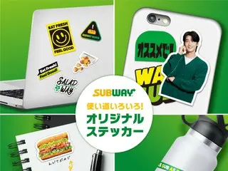 Cha Eun Woo meluncurkan kampanye hadiah “Subway Original Sticker Set” dengan stiker asli