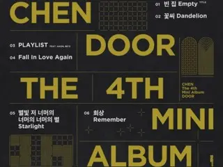 "EXO" CHEN merilis daftar lagu untuk album baru "DOOR"... Kim Ha On & BE'O berpartisipasi dalam penampilan