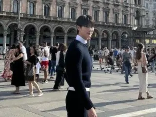 Aktor Byeon WooSeok, “Sungjae” yang memikat Milan…Dia menarik perhatian hanya dengan berjalan-jalan di kota