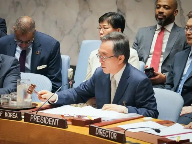 韓国外相が国連安保理で「露朝条約は明白な “決議違反”」…「国際社会が団結を」