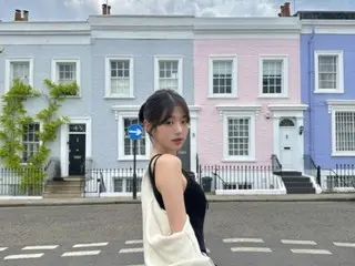 Visual polos Jang Won-young "IVE" membuatnya tampil glamor hanya dengan berjalan... Kecantikannya terpancar di London