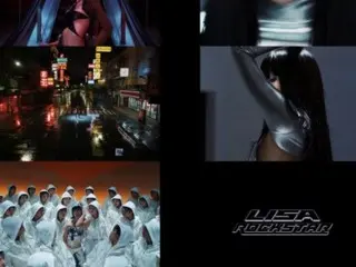 LISA "BLACKPINK" menunjukkan penampilan luar biasa dalam video klip lagu baru "ROCKSTAR".