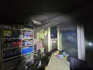 ``Saya mendengar suara dentuman dari AC''... 77 orang dievakuasi akibat kebakaran apartemen = Korea Selatan