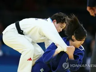 Warga Judo wanita Korea Heo Hae-ji memenangkan medali perak di Olimpiade Paris