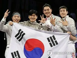 Korea Selatan memenangkan kemenangan Olimpiade ketiga berturut-turut tim anggar pedang putra