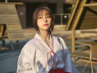 "KARA" Gyuri merilis foto cosplay sebagai Kikyo dari "Inuyasha"... Mata terpaku pada kecantikan dewinya