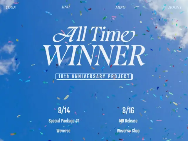 "WINNER" membalas cinta para penggemar... Proyek peringatan debut ke 10 dimulai!