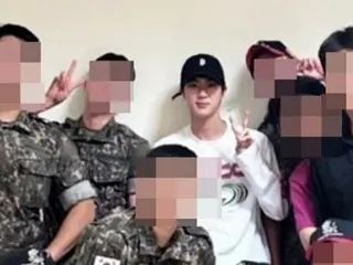 JIN "BTS", pria yang menepati janjinya... melakukan kunjungan mendadak ke juniornya yang bekerja keras dalam misinya