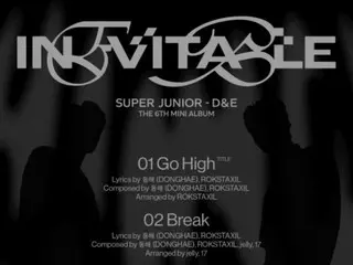 "SUPER JUNIOR-D&E", daftar lagu mini album ke-6 "INEVITABLE" dirilis...dirilis pada tanggal 25