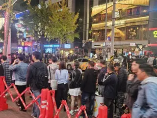 Akhir pekan Halloween yang ramai ``Langkah-langkah keamanan habis-habisan'' tanpa kecelakaan besar = Korea Selatan