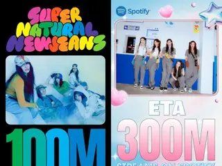 “NewJeans”, “Supernatural”, dan “ETA” masing-masing melampaui 100 juta dan 300 juta streaming di Spotify