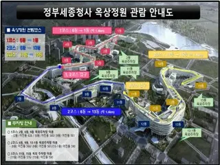 Pemerintah Korea Selatan membuka seluruh taman atap Gedung Pemerintahan Sejong, yang terdaftar dalam Guinness Book of Records.