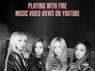 MV "PLAYING WITH FIRE" "BLACKPINK" melampaui 900 juta penayangan...total ke-12