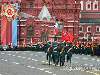 Tentara Korea Utara berpartisipasi dalam parade militer Hari Kemenangan Rusia = memamerkan kerja sama militer