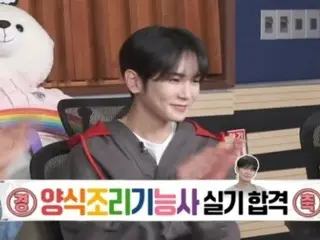 Key (SHINee) lulus tes praktik teknisi memasak makanan Barat... "0% teratas dalam kategori telur dadar & kebersihan"