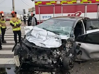 Tabrakan bus dan mobil di Namyangju...Pengemudi berusia 70-an meninggal = Korea Selatan