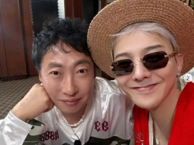 タレントのパク・ミョンスがついにG-DRAGON（BIGBANG）と会った。