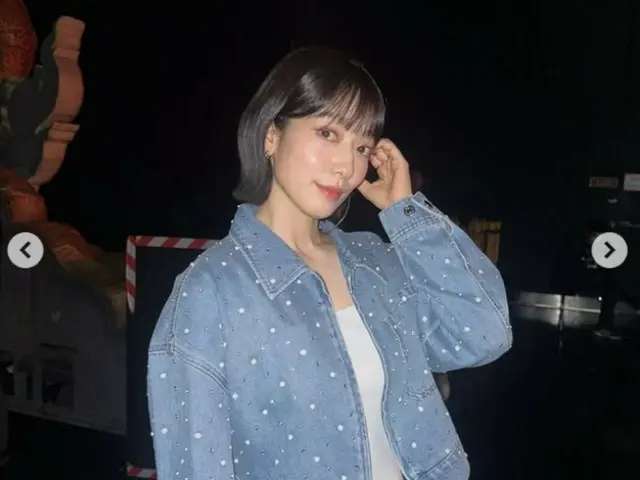 Park Shin Hye, rambut pendek itu keren... gaya jeans cocok untuknya