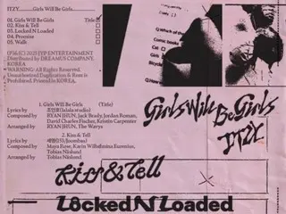 ITZY merilis daftar lagu untuk mini album barunya... Judul lagunya adalah "Girls Will Be Girls"