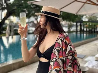 Aktris Park HaSun tampil berani mengejutkan suaminya Ryu Suyeong... Gaya baju renangnya adalah "merek"